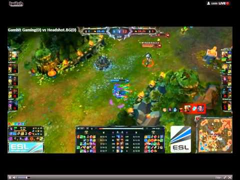 Gambit Gaming vs Headshot.BG Game 1/ Comments by Manson33