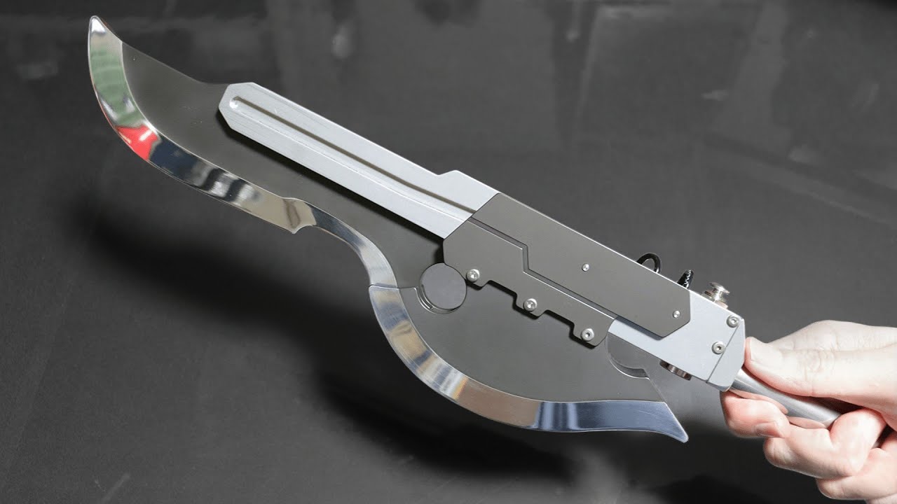 金属削り出しスラッシュアックス【高速変形】CNC-Machined Metal switch Axe