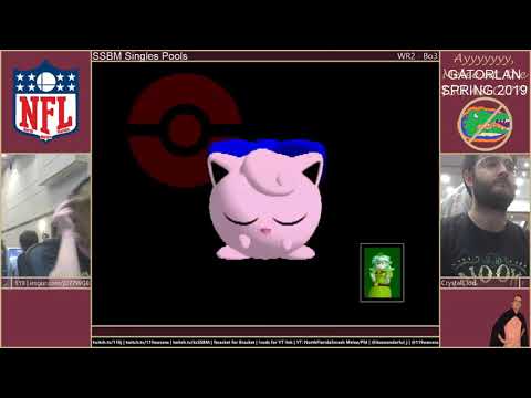 GL2019 SSBM Singles - 4/6 - imgur.com/jD77WGE (JP, Pikachu) Vs. Crystal Clod (Peach) - Pools