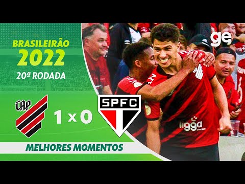 Gols e lances de Athletico Paranaense x São Paulo
