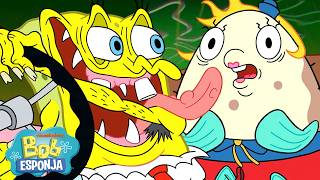 Bob Esponja | 3 HORAS dos episódios mais malucos do Bob Esponja! 🧽 | Português