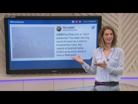 TX, NM dust storm makes dirty snow for MN