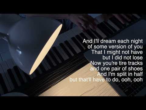 Noah Kahan - Stick Season | Piano Only Lower Key