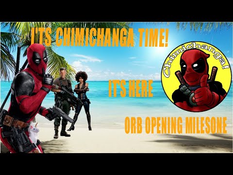 marvel strike force chimichanga milestone event. orb opening, premium,gear,gold,blitz msf