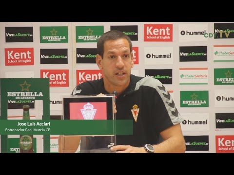 Resumen de la rueda de prensa de Jose Luis Acciari - PlayOff Ascenso VUELTA