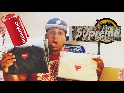 SUPREME WEEK 15 SMALL BOX LOGO TEE UNBOXING & REVIEW!