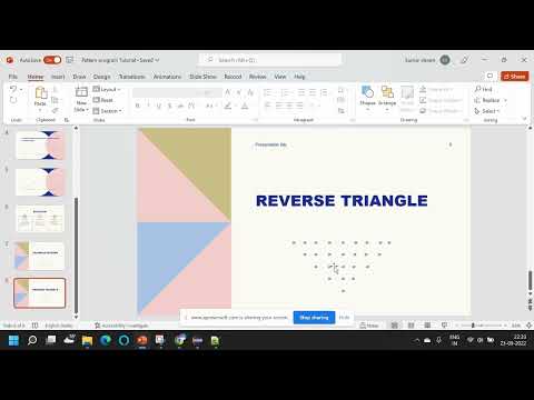 Reverse Triangle Pattern Program Using Java In Hindi