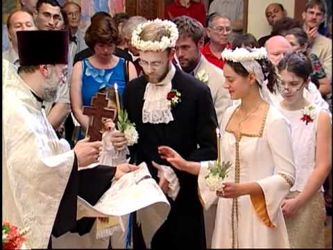 Orthodox Christian Wedding, Part 5, Procession during  "Rejoice, O Isaiah!"