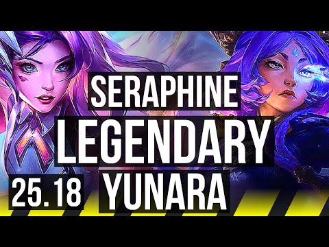 SERAPHINE & Pantheon vs YUNARA & Morgana (ADC) | 11/1/11, Legendary | KR Challenger | 25.18