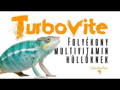 ChameleonFarm-DragonOne legújabb terméke a TurboVite, folyékony multivitamin hüllőknek, kétéltűeknek