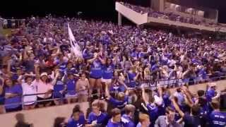 Cy-Creek Drumline with Student Section - 10/24/2014