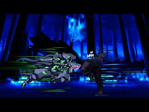 Susano'o Vs Oni Akuma - BlazBlue X Street Fighter