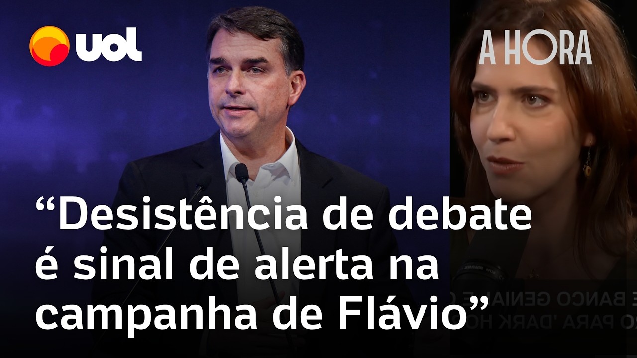 Flávio Bolsonaro ter desistido de debate é sinal de alerta da campanha | Thais Bilenky
