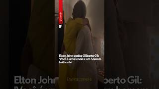 Elton John exalta Gilberto Gil: 'Você é uma lenda e um homem brilhante