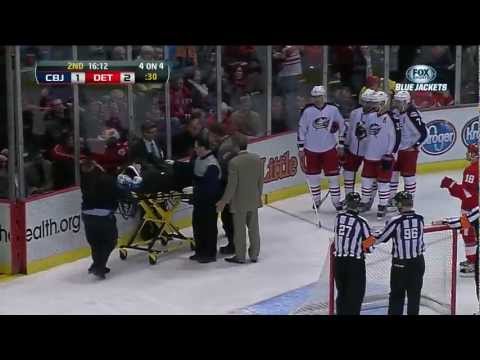 Artem Anisimov Gets Taken Off On a Stretcher after Injury