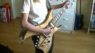 megadeth-looking down the cross guitar cover