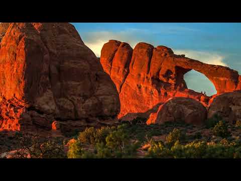 A Relaxing Meditation Video of Arches National Park in 4K HDR with 1 hour of Calming Classical Music