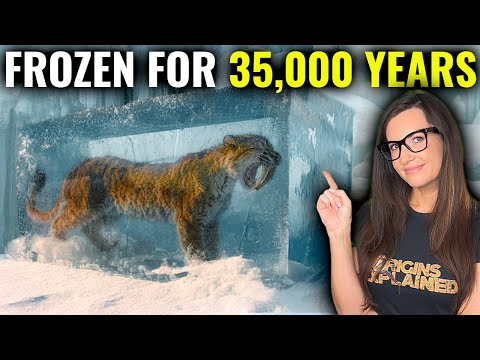 35,000-Year-Old Saber-Toothed Tiger Found in Ice Perfectly Preserved!!