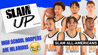 Dariq Whitehead, Amari Bailey and the SLAM All Americans are HILARIOUS!! 😭  | SLAM Up