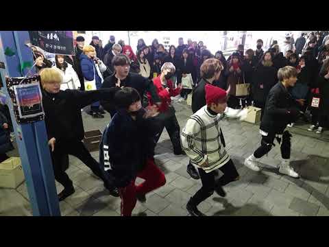 《헤일로(HALO)_느낌이좋아(GoodFeeling)》#KingdomS(#킹덤즈) 2019.02.08 홍대버스킹 20190208_211511