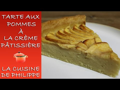 Apple Tart with Pastry Cream