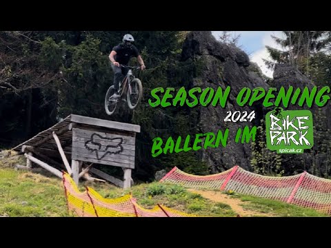 Endlich wieder richtig ballern! Season Opening 2024 - Bikepark Spicak | Sending Kenny