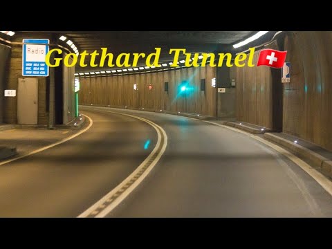 One of the largest Tunnels in the world(GOTTHARD TUNNEL)