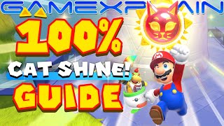 All 100 Cat Shines in Bowser's Fury | 100% Guide & Walkthrough (Super Mario 3D World Switch)