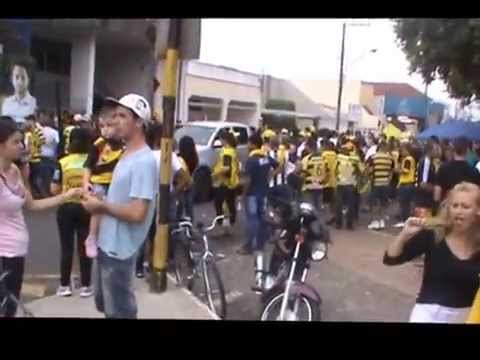 Torcida do Grêmio  Novorizontino festejando o Título
