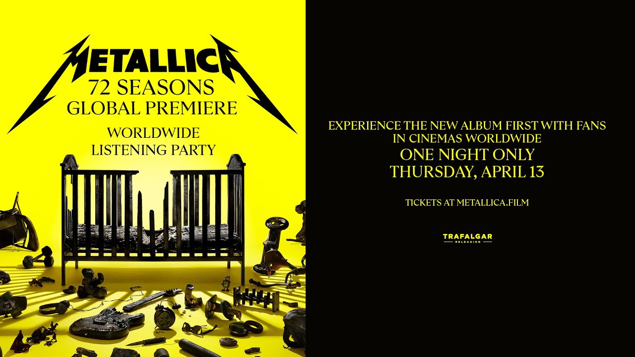 Metallica: 72 Seasons - Global Premiere - In Cinemas Worldwide on April 13 - YouTube