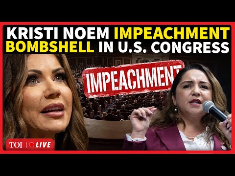 Kristi Noem IMPEACHMENT Announcement; '$172 Mn Jet Scandal, ICE Raids' To Haunt DHS Secy? US News