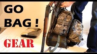 Go Bag / Bug Out Bag Survival gear review 1 of 10: Essentials Contents and What to Pack