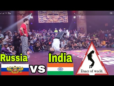 '''''''''''''\\\\\\\ INDIA  vs RUSSIA //////////''''''''''''  Amazing .... Battle.... Dance