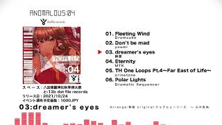 【東方紅楼夢17&秋季例大祭8】 ANOMALOUS:04 -TO-HO Drum and Bass Package- クロスフェードデモ