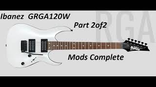 Video thumbnail for Ibanez GRGA120 - PART 2of2 - Corrective work and mods by 2bikemike's guitar topics