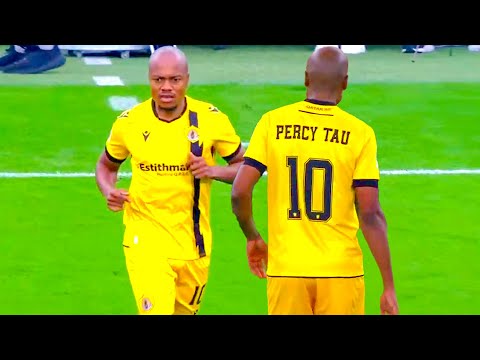 Percy Tau Makes His League Debut As QATAR SC NEW JERSEY NUMBER 10