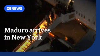 Maduro lands in New York after being captured by US forces | ABC NEWS