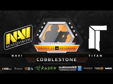 NaVi vs Titan - Cobblestone (FACEIT League 2015 Stage 2 EU)