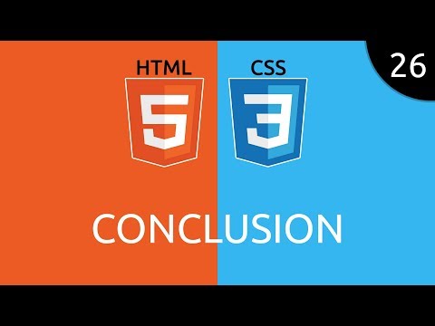 HTML CSS 26 conclusion