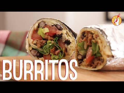 Burritos de Carne Mexicanos y Burritos Vegetarianos | Receta Fácil | Tenedor Libre con El Reciclador
