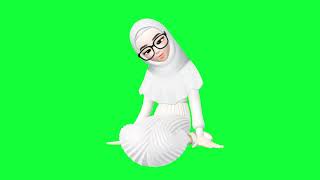 Download lagu Green Screen animasi muslimah Sedih dan menangis... mp3