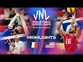 🇫🇷 FRA vs. 🇺🇸 USA - Highlights | Week 1 | Men's VNL 2024