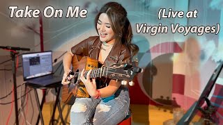 Download lagu Josephine Alexandra - Take On Me (Live at Virgin Voyages) | Fingerstyle Guitar Cover mp3