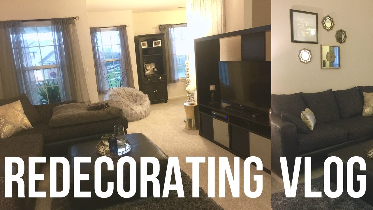 Redecorating Vlog | New Living Room Tour!