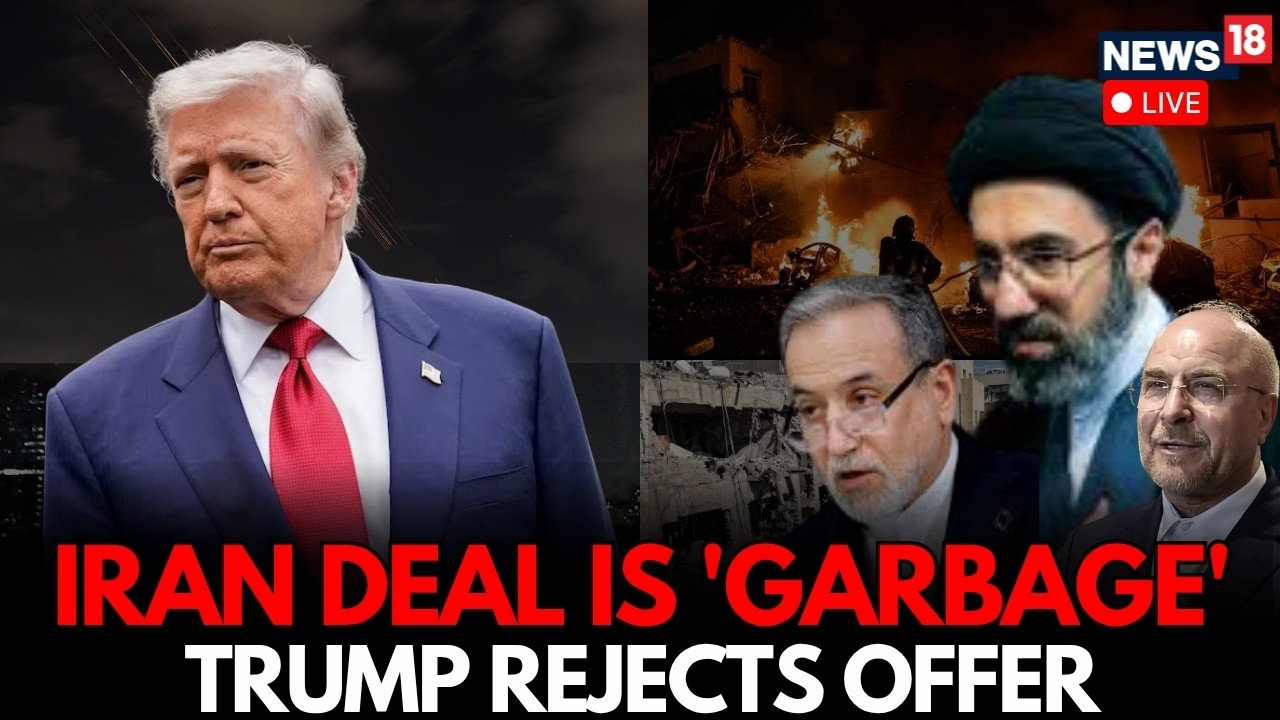 Video thumbnail for US-Iran War LIVE | President Trump Rejects Iran's 'Garbage' Deal Amid Escalating Tensions | US-Iran