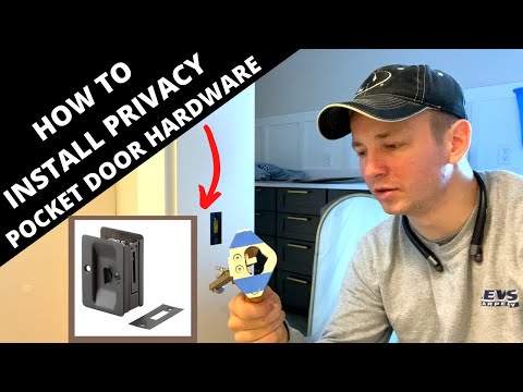 How to Install Privacy Pocket Door Hardware