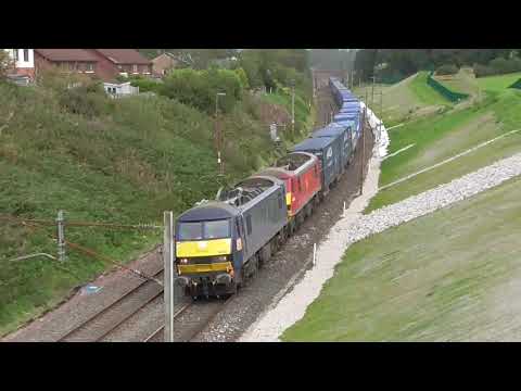 90034/90036 4m25 Mossend Euroterminal - Daventry Modal, 4th September 2020