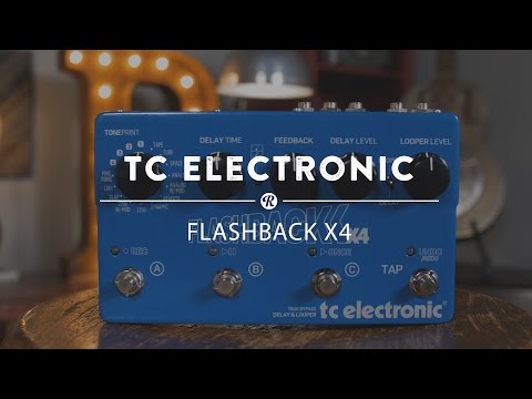 TC Electronic Flashback X4 Delay & Looper 2011 - 2019 - Blue image 3