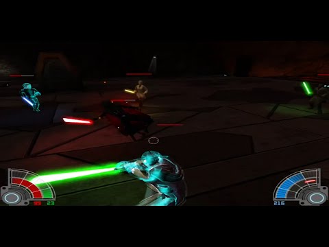 Star Wars Galactic Legacy Jedi Strike Team versus Darth Vader