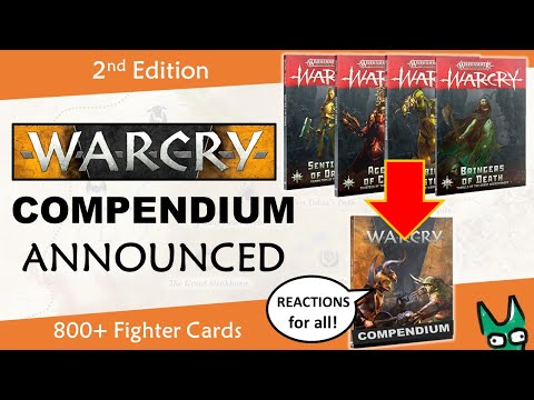Warcry Compendium Announced! Charge existing warbands into 2nd Edition with this chunky tome!